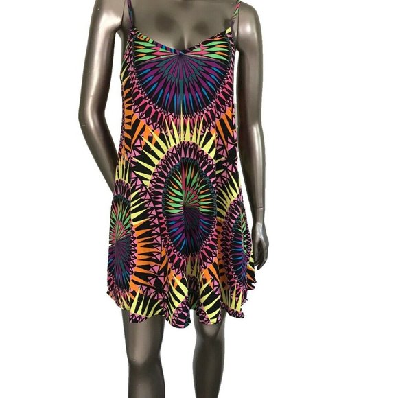 Mara Hoffman Dresses | Mara Hoffman Mini Swing Dress Supernova Size S- M | Color: Black | Size: S | Flaricent_Shop's Closet